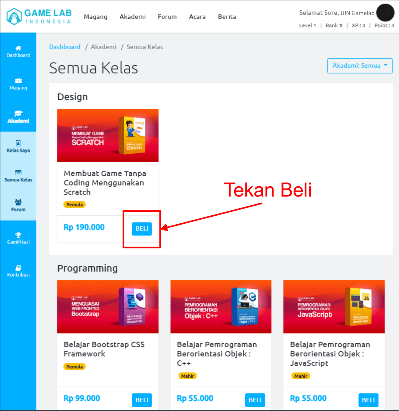 Tutorial Cara Menggunakan Kode Voucher Untuk Redeem Kelas Pelatihan